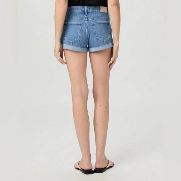Paige Jimmy Jimmy Cuffed Denim Shorts – Size 30 EUC - Picture 5 of 8